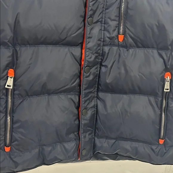 Orvis Classic Collection Essex Duck Down Filled Puffer Vest in Navy/Orange - XXL - Picture 5 of 10